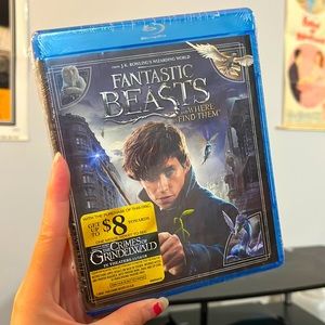 SEALED - Fantastic Beasts and Where to Find Them Blu-Ray